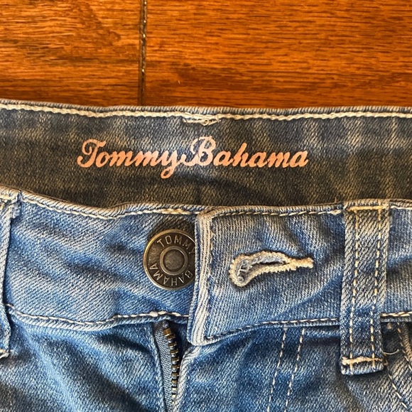 Tommy Bahama Light Blue Jean Shorts - Picture 2 of 4